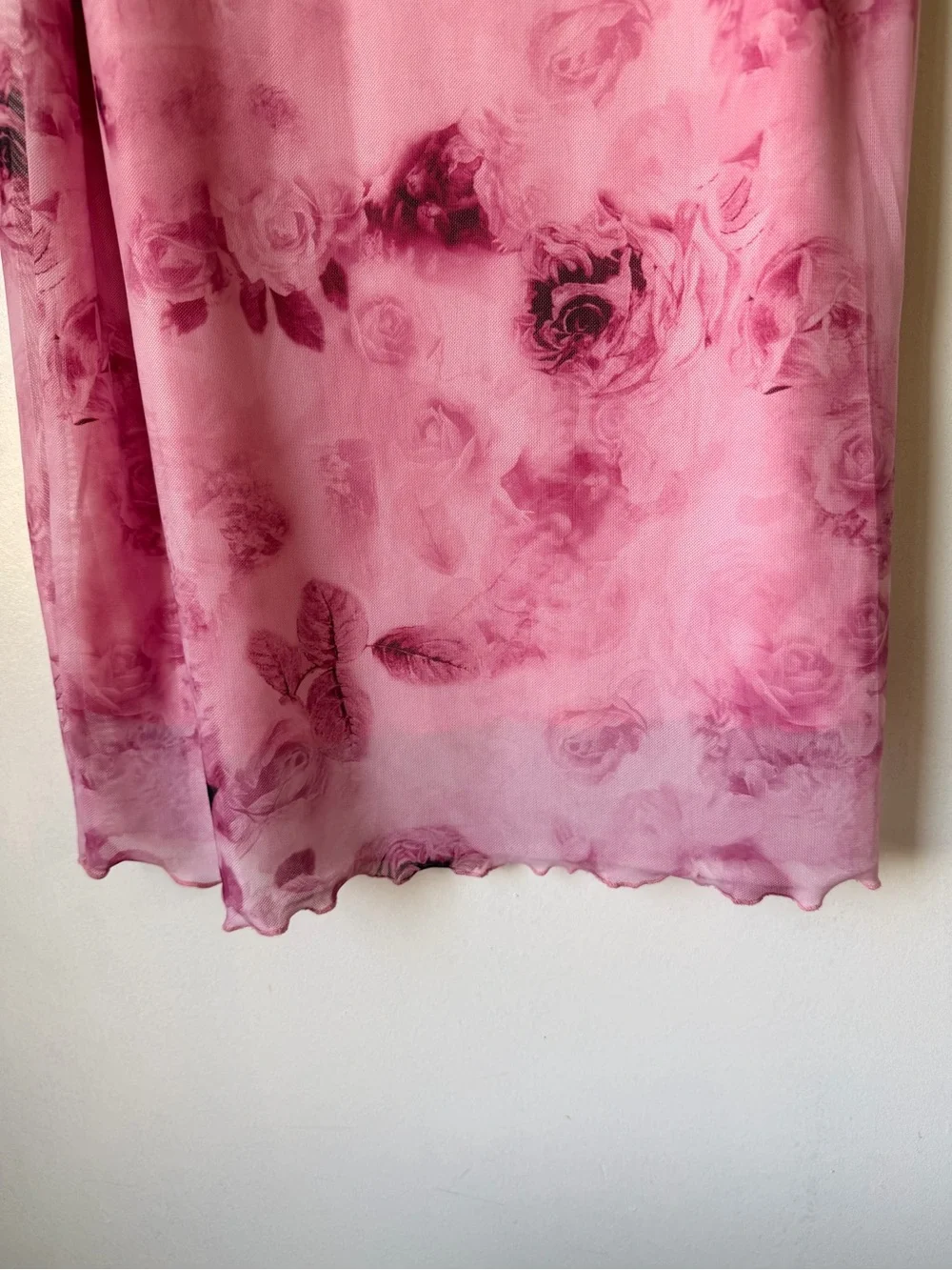Floral Renaissance angel  print maxi skirt - Picture 7 of 10